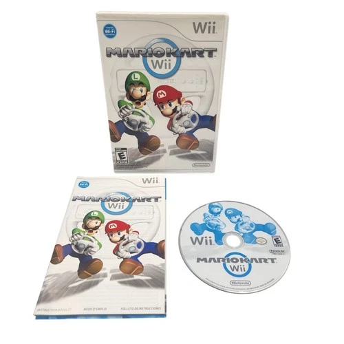 Mario Kart Wii Nintendo Wii CIB Complete with Manual RVL-RMCE-USA
