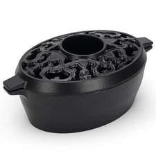 Wood Stove Steamer,2.5Quart Cast Iron Humidifier for Wood Stove,Large Capacit...