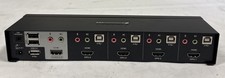IOGEAR KVM MiniView 4-Port HDMI Multimedia Switch with Audio GCS1794. No Cables