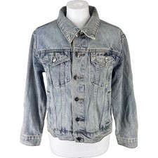 Ed Hardy Jeansjacke Medium Damen Blau Vintage Denim Born To Be Wild Y2K