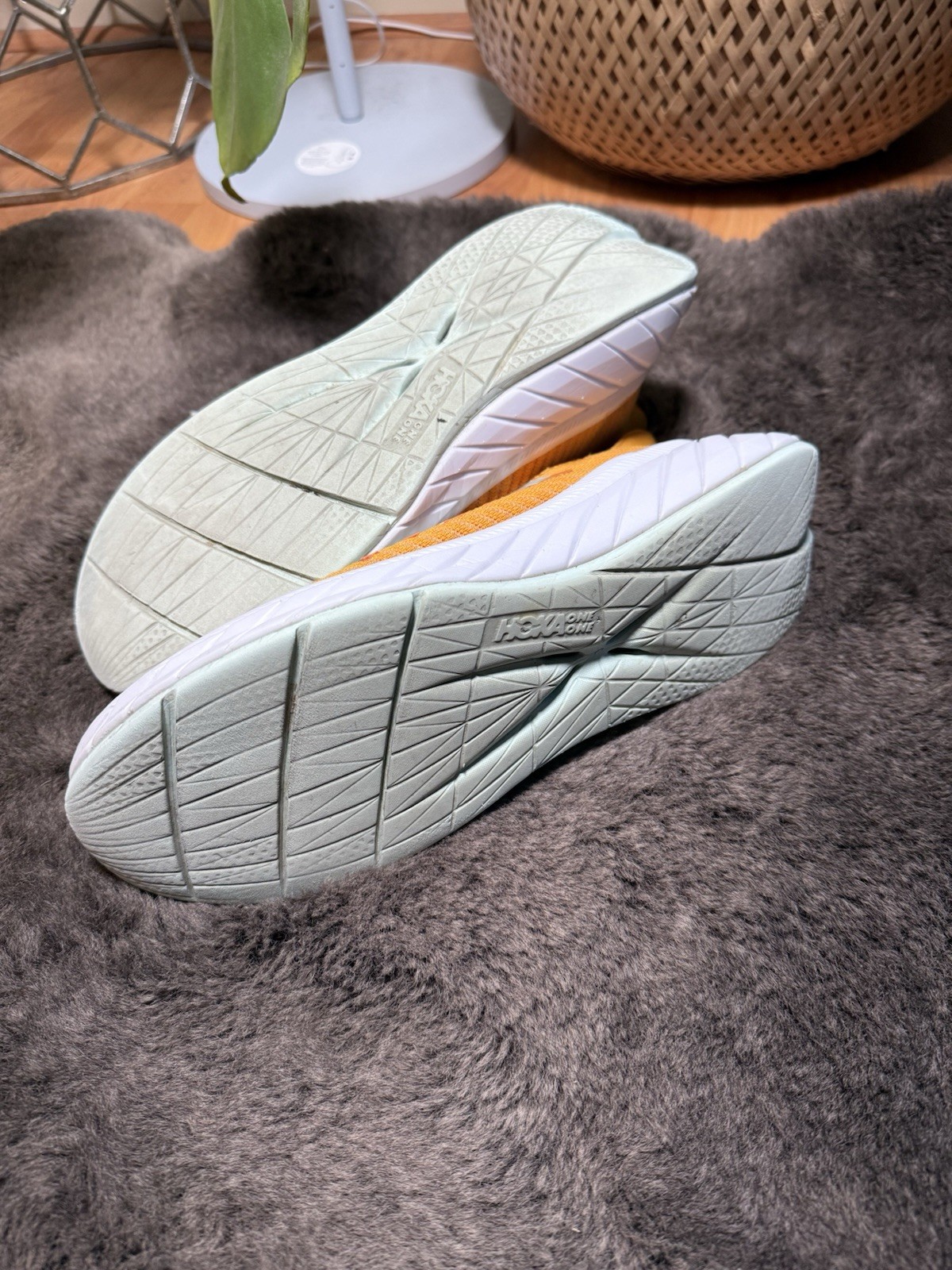 Hoka One One Carbon X 3 Running Shoes 1 Men’s 10.5 Yellow Camellia thumbnail 3