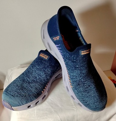 Skechers Women s Slip-ins GO Walk Glide-Step Shoes Navy/Multi Size 8