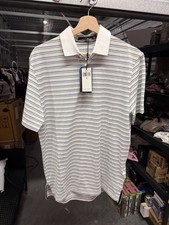 RLX Ralph Lauren Polo Shirt Mens S Striped Performance Golf Short Sleeve Casual