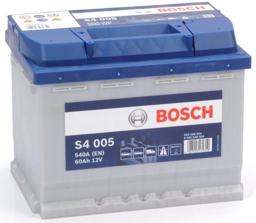 Batterie Bosch S4005 12V 60Ah 540A accumulateur de démarrage moteur essence