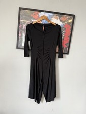 VTG Cop Copine Archival Black Ruched Dress Size S M Gothic Cyber Whimsigoth Y2K