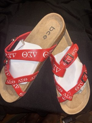 Delta Sigma Theta  Sandals By BCE Shoes 