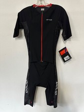 NEW Mens Trisuit ORCA 226 KOMP Aero Race Triathlon Blk/Red - MEDIUM - NWT