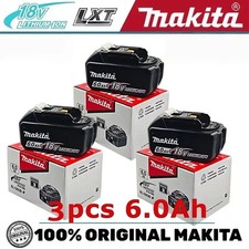 Genuine Makita 18V 6.0Ah Battery BL1815B BL1830 BL1840 Compatible