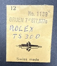 NOS Gruen 877 877s Rolex Prince 300 Ronda 1139 Balance Staff