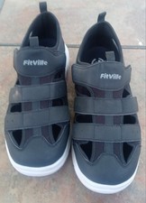 FitVille Diabetic Sandals for Men Extra Wide Width Arch Support Plantar Sz 13 W
