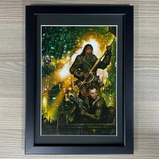 KAL JERICO FRAMED ART CARDINAL CRIMSON NECROMUNDA WARHAMMER 40K 40,000