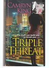 Triple Threat Kensington Dafina 2018 1st Camryn King Sports Mystery Romance