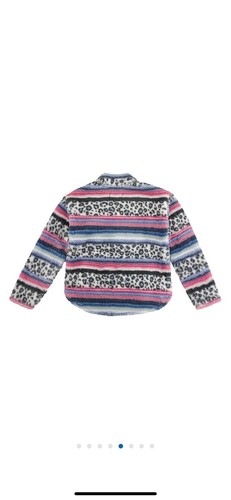 Hurley Girls Sherpa Printed Quarter-Zip Jacket S 6/6X NWT - Picture 5 of 6