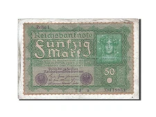 [#261442] Banknote, Germany, 50 Mark, 1915-1919, 1919-06-24, KM:66, VF(30-35)
