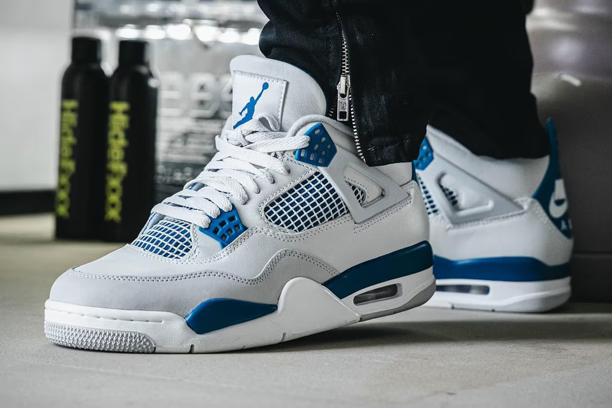 Air Jordan 4 Retro Military Industrial Blue FV5029-141 Men's Air Jordan 4 Retro Military Industrial Blue FV5029-141 Men's