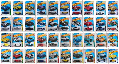 HOT WHEELS 2024 MAINLINE - NISSAN, PORSCHE, LAMBORGHINI, TESLA, BMW, HONDA, AUDI