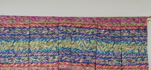 Stanley King Studio Vintage 80er Jahre Fensterschürze 6 Panel Set bunt Funky 80er Glam - Bild 9 von 12
