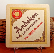 Pabst Andeker Beer Coaster