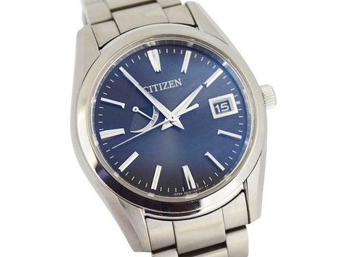 CITIZEN A010-T017983 Eco Drive Solar Powered Men's Watch Black Dial | eBay