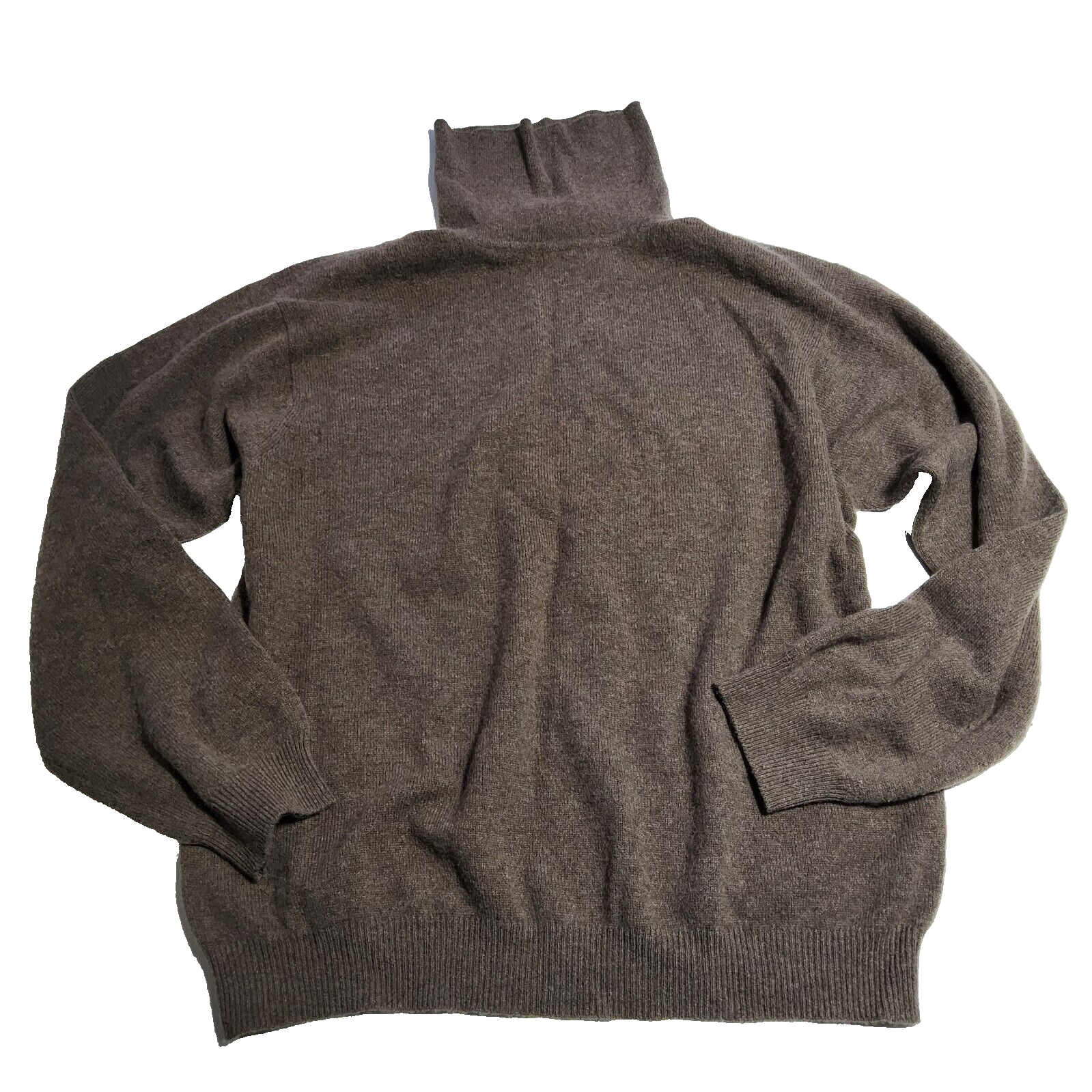 Charter club cashmere sweater womens large brown mock neck style warmth fall