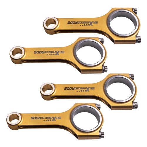 Titanize 4340 Connecting Rod Set for Honda Civic CRX For Honda D16Y7 D16Y8 D16Z6 - Picture 2 of 12
