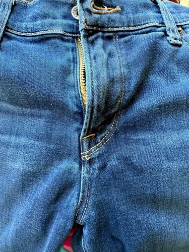Lucky Brand Jeans Women 10/30 Ankle Charlie Baby Boot Blue Denim Stretch - Picture 7 of 7