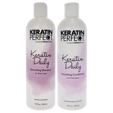 Keratin Daily Kit by Keratin Perfect for Unisex - 2 Pc Kit
