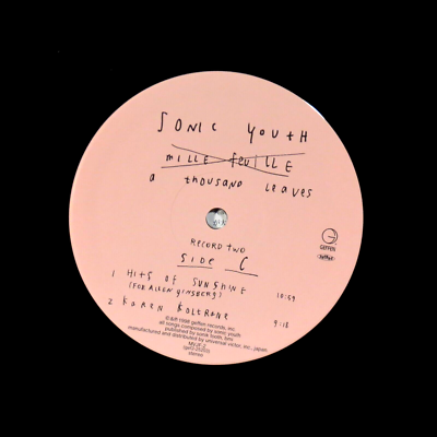 【限定盤ピンクラベル】Sonic Youth A Thousand Leaves SONIC YOUTH – A Thousand Leaves 1998 1st Japan 2x LP NM w