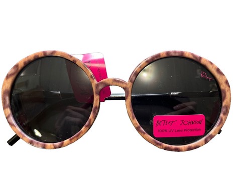 Betsey Johnson Sunglasses Womens Purple Half Rim Metal  display picture 3