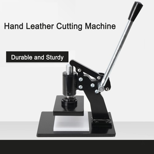 DIY Manual Leather Embossing Molding Machine Hand Press Tool Leather Cutting - Picture 7 of 16