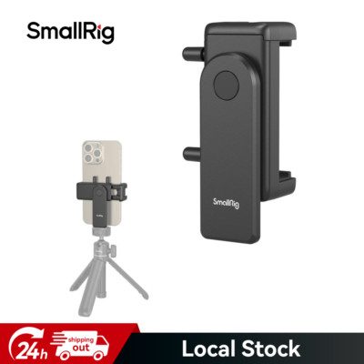 SmallRig Phone Tripod Mount, Anti-Pinch Smartphone Holder for iPhone Samsung