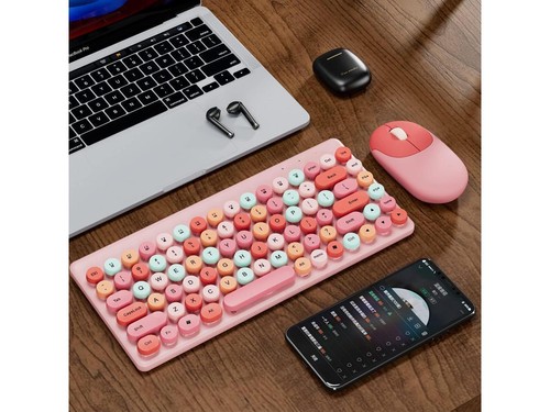 Wireless Keyboard & Mouse Combo, Full-Size for Windows 10/8 & Mac, 2.4GHz - Picture 2 of 7