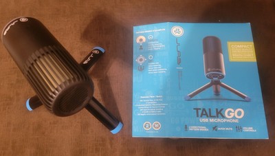 JLab Audio TALK GO Plug & Play USB Microphone for Windows & Mac OS - NEW OPEN