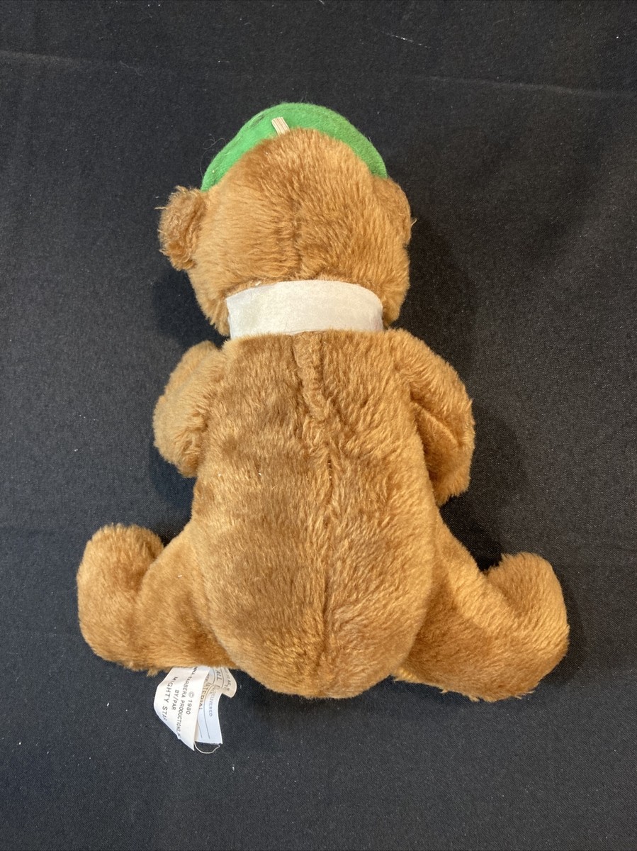 10” VINTAGE 1980 MIGHTY STAR YOGI BEAR STUFFED ANIMAL PLUSH