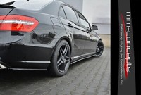 CUP Seitenschweller AnsäTze Schwarz FüR Mercedes E-Klasse E63 AMG Schweller ABS
