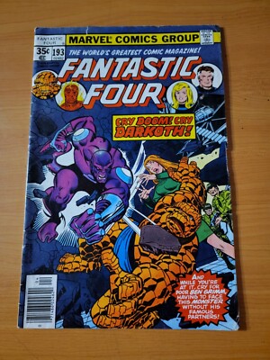 Fantastisch Vier # 193 ~ Sehr Gut VG ~ 1978 Marvel Comics