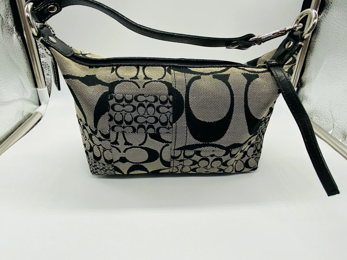 Coach Black Pebbled Leather Small Satchel Small