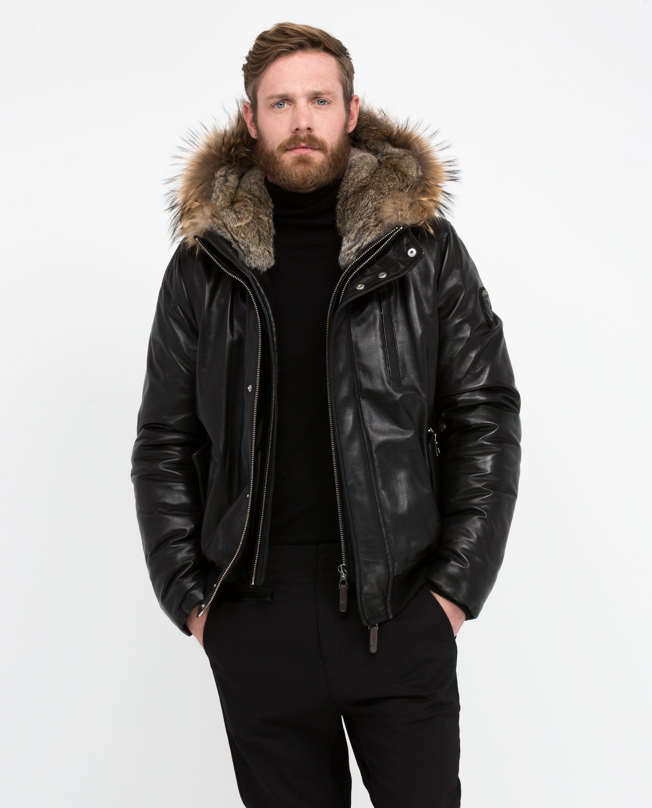 RUDSAK CRAWLEY WINTER LEATHER JACKET 
