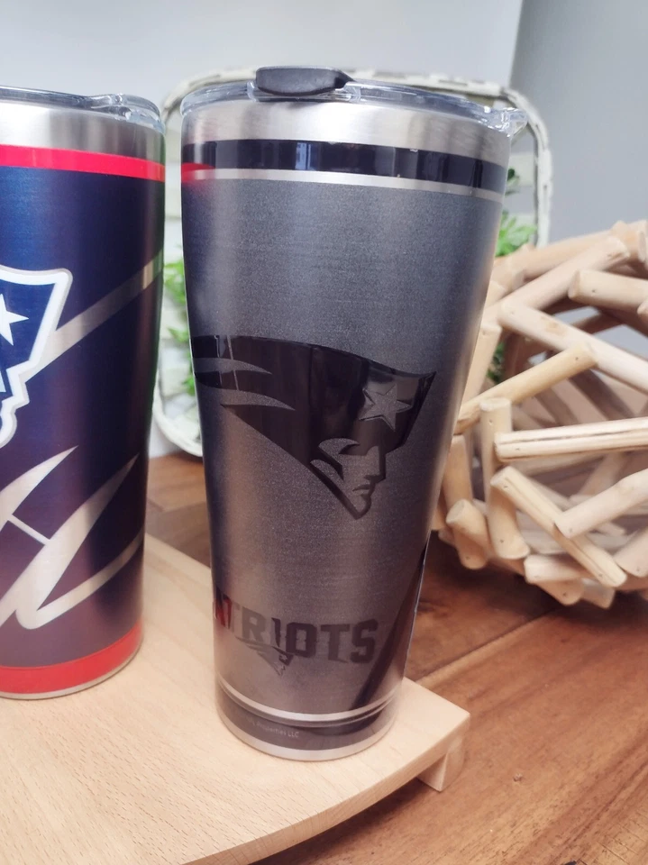 Stainless Steel Tumbler - New England Patriots NFL - PICK YOUR STYLE TUMBLER - Image 3 of 4