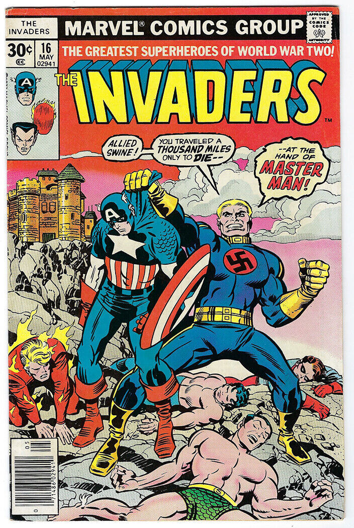 Invaders #19 CGC 9.4 Marvel 8/77; First Appearance New Union Jack; Hitler  Cover