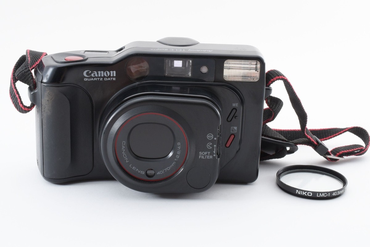 Exc+++++** Canon Autoboy Sure Shot TELE QD 35mm Film Camera
