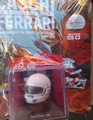 Casque René Arnoux (1983) Tous Les Casques Des Pilotes Ferrari N.#14 1:5 - Photo 1/4