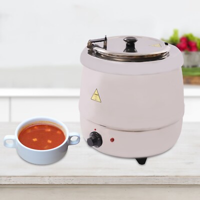 Commercial Soup Kettle 400W 8L Electric Countertop Food Warmer Catering Buffet