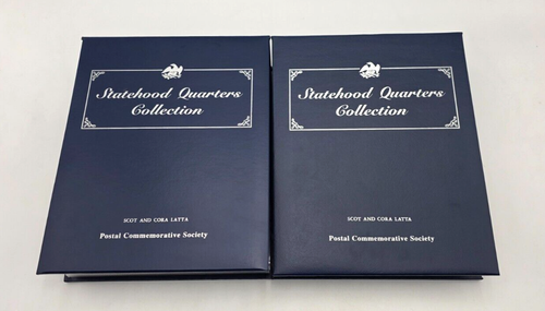 Postal Commemorative Society Statehood Quarters Collection Volume 1 & 2 Complete