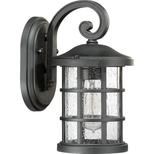 Quoizel CSE8406EK One Light Outdoor Wall Lantern Fixture, Black, 11" - 2 Pack - Picture 3 of 5