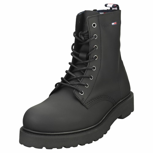 Tommy Jeans Lace Up Mens Black Classic 