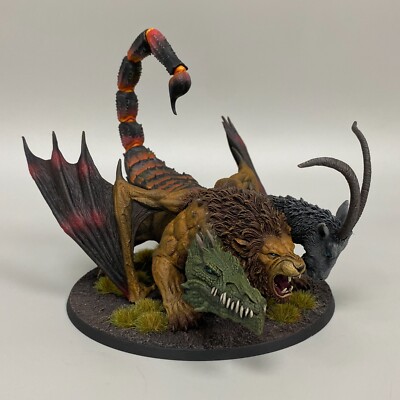 THE TERROR OF FORTRIU CHIMAERA MIERCE MINIATURES CHAOS D&D CHIMERA MONSTER