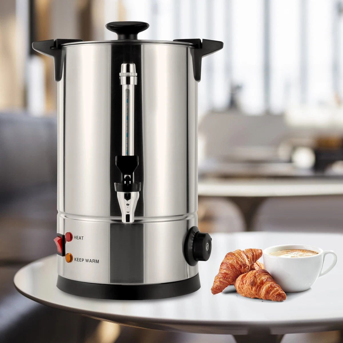 Catering Hot Water Boiler 8L Tea Urn Coffee Commercial Thermostat control |  eBay