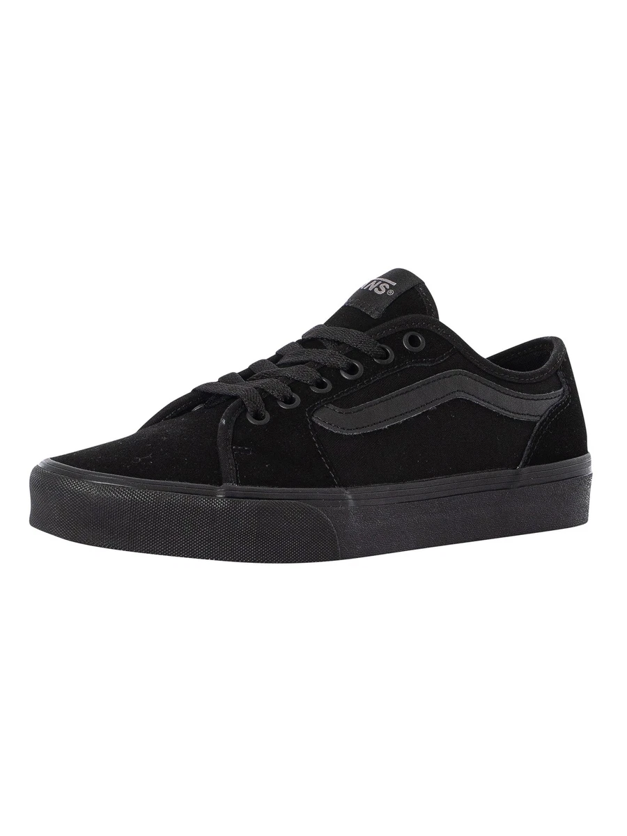 Vans Men s Filmore Decon Suede Canvas Trainers Black