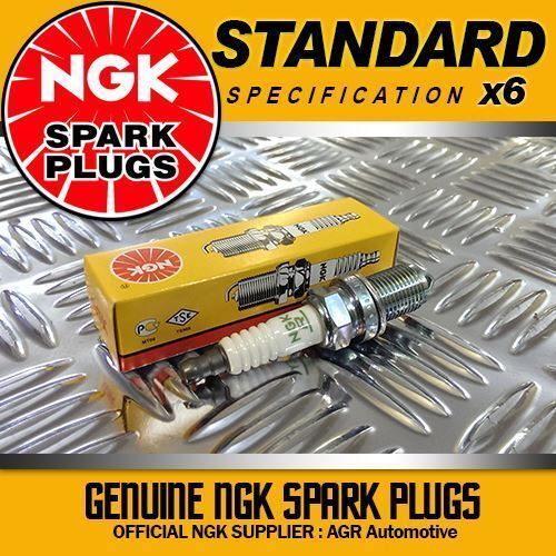 6 x NGK SPARK PLUGS 5860 FOR MERCEDES BENZ SL280 2.8 (08/93-->06/97) - Picture 1 of 1